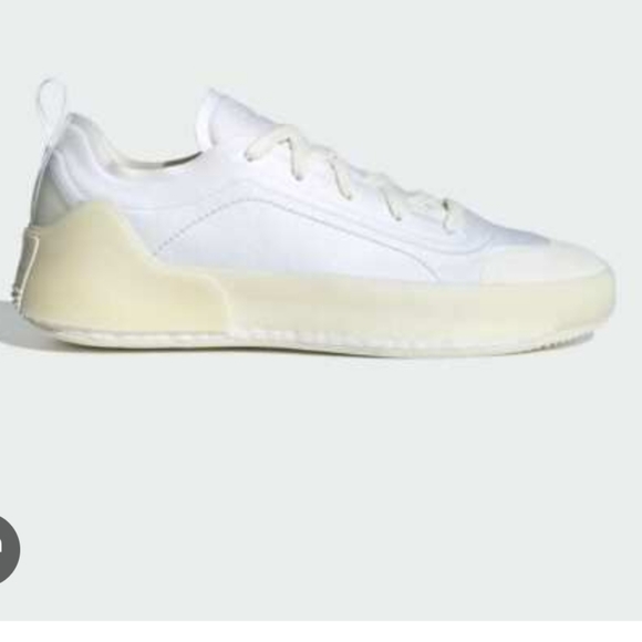 NWT Adidas x Stella Mc Cartney Treino White Sneakers Size 7 - Picture 2 of 11